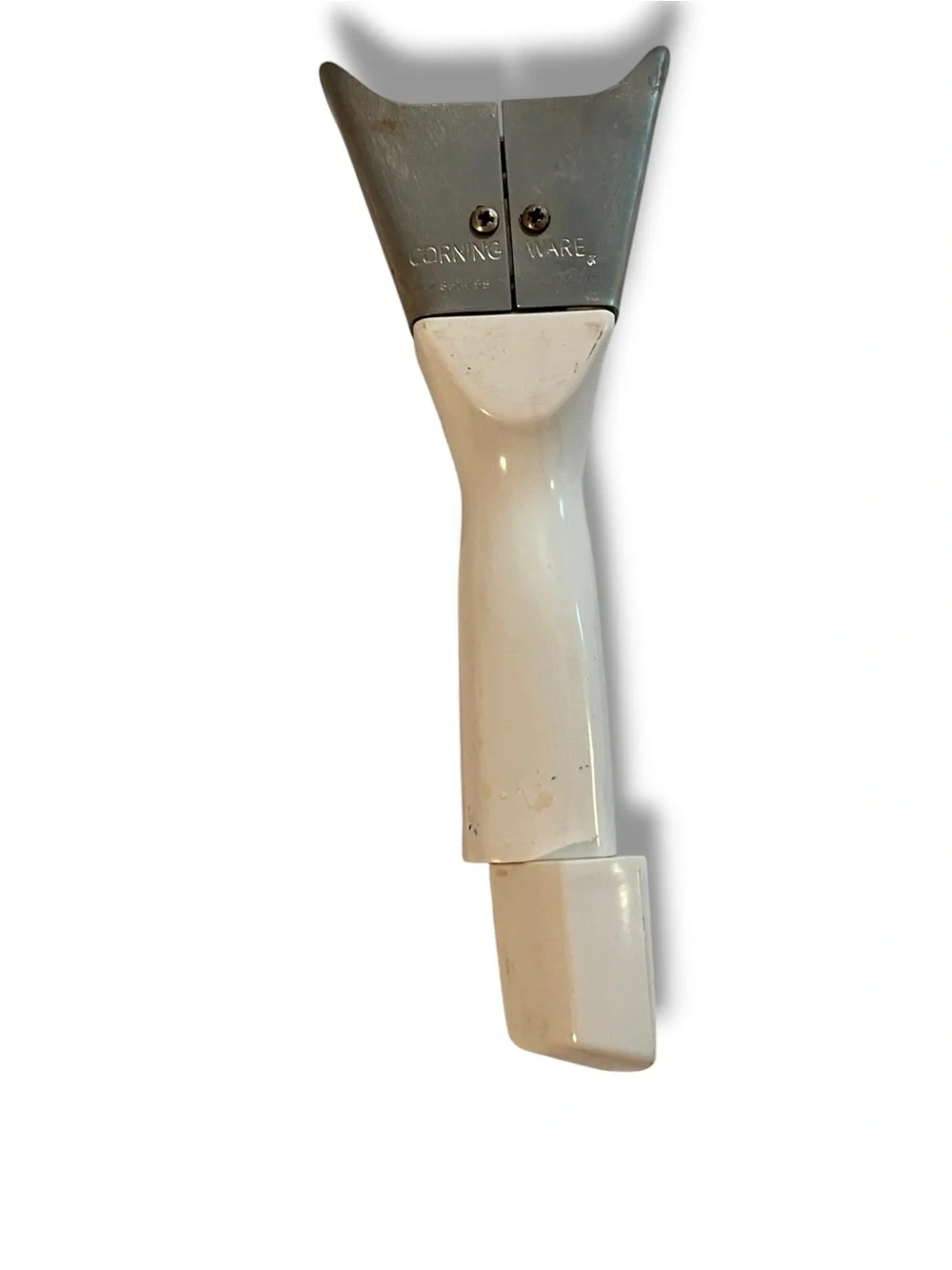 Corning Ware Twist-Detachable Handle WHITE Lock-On Casserole Holder P201-HG D-6
